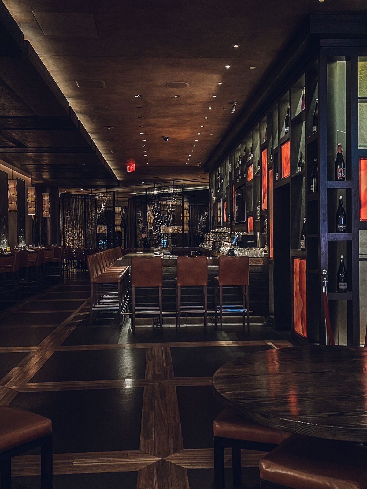 Interior nocturno